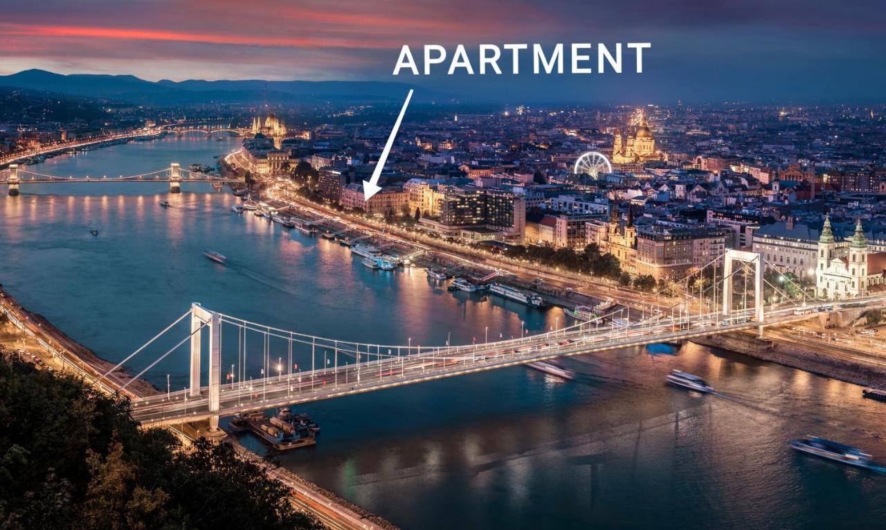 Spacious Riverside Residency - Magnificent View Budapest Exterior foto